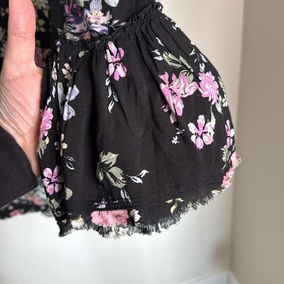 Free People Loretta Printed Button Down Tunic Top Size Small - Picture 8 of 9